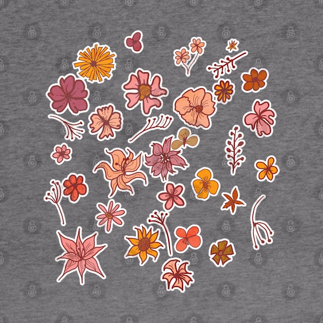 Cute Flower Pattern by edmproject